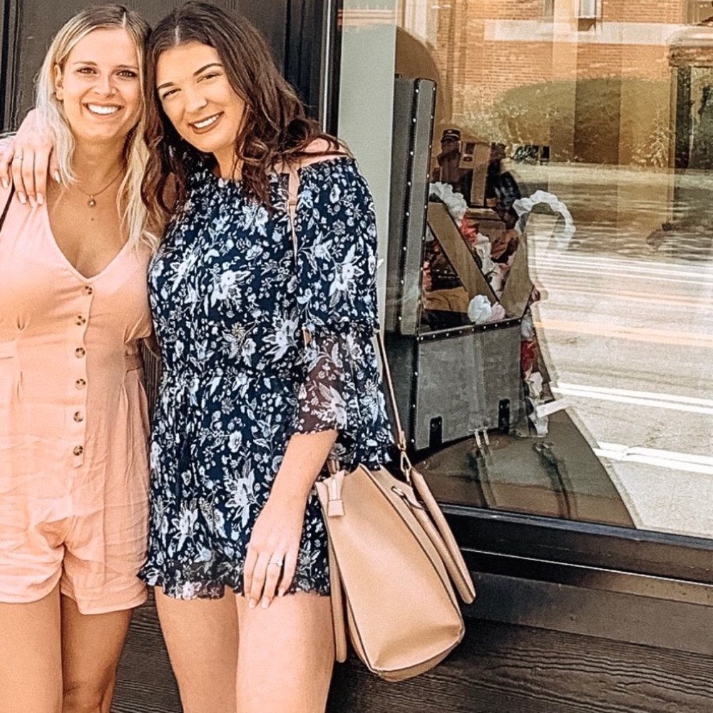 American Eagle | Floral Long Sleeve Romper